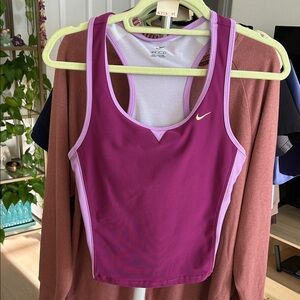 Nike Dri-Fit Sports Tank. Size Medium. Built in bra.